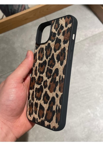 Iphone 12 ve 12 Pro Uyumlu Leopar Desenli Tüylü Silikon Kılıf indirimleri