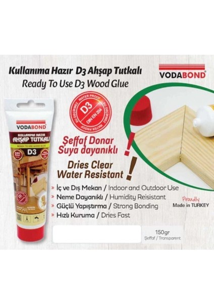 Güçlü Mobilya Ağaç Ahşap Mobilya Tutkalı 150 gr