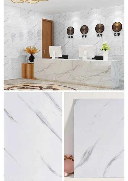 Kendinden Yapışkanlı Mermer Seramik Desenli Köpük Pvc Duvar Paneli (30X60 cm 0,18 M²) Banyo Mutfak fırsatları