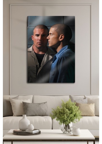 Metal Tablo - Prison Break, Pb, Michael Scofield, Dizi Poster Film Tablosu modelleri