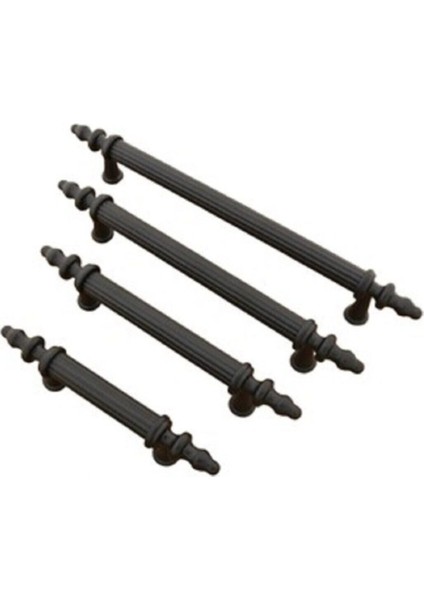 Mobilya Dolap Çekmece Kulp Reyhan 224MM Mat Siyah Renk
