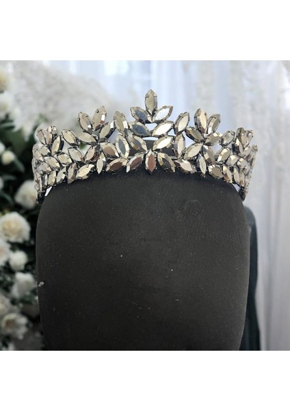 Kristal Taşlı Zarif Gelin,kına,nişan,söz,after,bride,party Taç