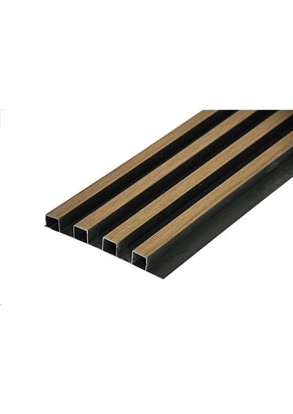 16X145CM 1 Adet Atc Pvc Çift Renkli Rezene Prefabrik Ofis Dekoratif Pvc Kaplama Lambiri Duvar Panel