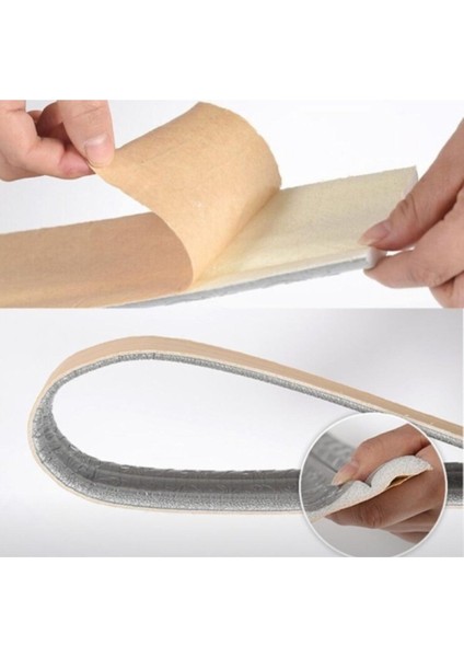 Beyaz 8cm x 225CM 4 Adet Yapışkanlı Çıta Çerçeve Esnek Süpürgelik
