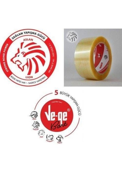 Ve-Ge Aslan Koli Bandı 45X100 mt 6 Adet modelleri
