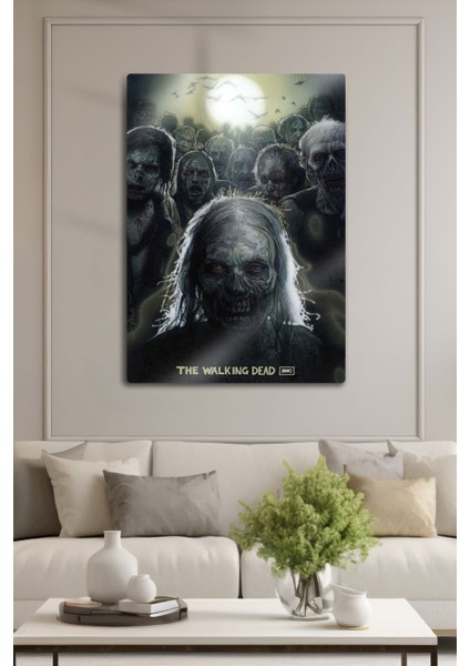 Metal Tablo - The Walking Dead, Twd, Zombi, Dizi Poster Film Tablosu