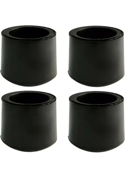 21 mm Pvc Sandalye Profil Ayak Pabucu Sessiz Yumuşak - Siyah (12 Adet) indirimleri