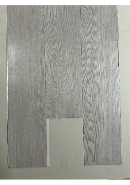 NWYP02 Açık Gri Yapışkanlı Ahşap Pvc Yer Döşeme Parkesi