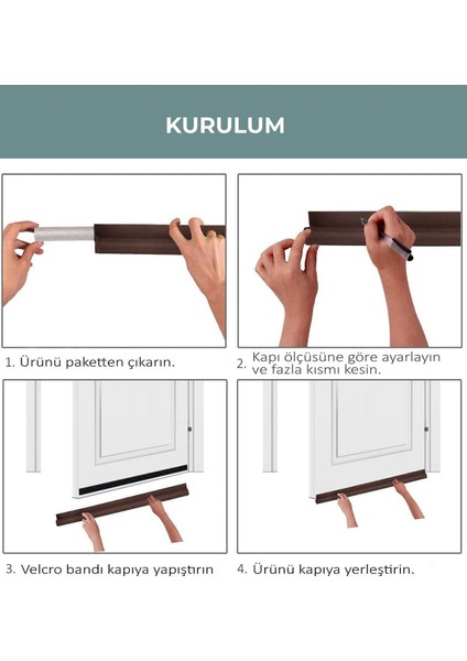 Kapı Altı Rüzgar Önleyici Çelik Kapı Isı Yalıtım Süngeri Eşik Altlığı Rüzgarlık Toz Soğuk Sünger fırsatları