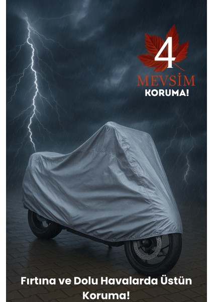 Rks Easy Pro 50 Uyumlu Motosiklet Brandası 4 Mevsim Su Geçirmez Motor Brandası fırsatları