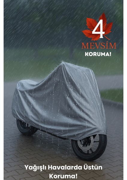Rks Easy Pro 50 Uyumlu Motosiklet Brandası 4 Mevsim Su Geçirmez Motor Brandası indirimleri