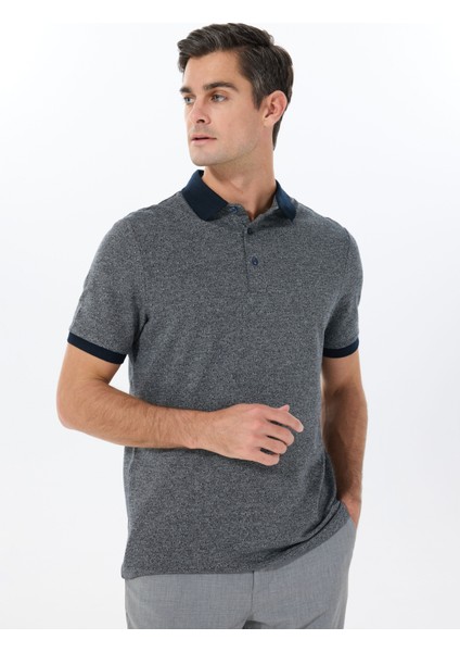 Polo Yaka Lacivert Erkek T-Shirt ACE091252024_LAC