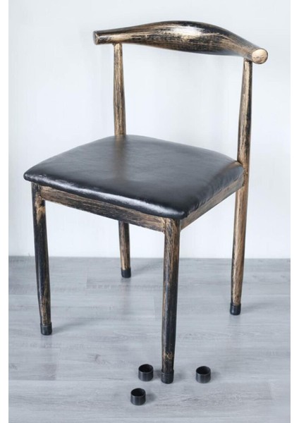 8 Adet 25 mm Pvc Sandalye Profil Ayak Pabucu Sessiz Yumuşak Sandalye Zemin Koruyucu Siyah indirimleri