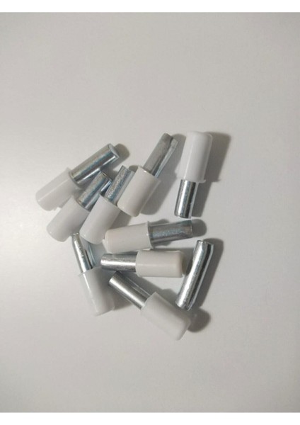 Metal Başlı Raf Pimi-Beyaz 50 Adet