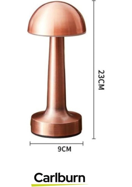 Özel Tasarım 3 Modlu 23 cm x 9 cm Modern Aç/kapa Butonlu Mantar Dokunmatik LED Masa Lambası fiyatları