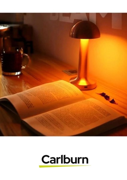 Özel Tasarım 3 Modlu 23 cm x 9 cm Modern Aç/kapa Butonlu Mantar Dokunmatik LED Masa Lambası indirimleri