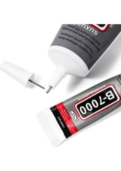 B7000 Telefon Ekran ve Kapak Yapıştırıcısı 50ML - Tutkal - Şeffaf Renk Etkili Koruma