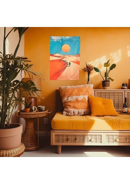 Çok Amaçlı Laminasyon Kumaş Örtü- Dune Çöl Gezegeni Temalı – Duvar, Masa, Piknik ve Koltuk Için | 50 x 75 cm indirimleri