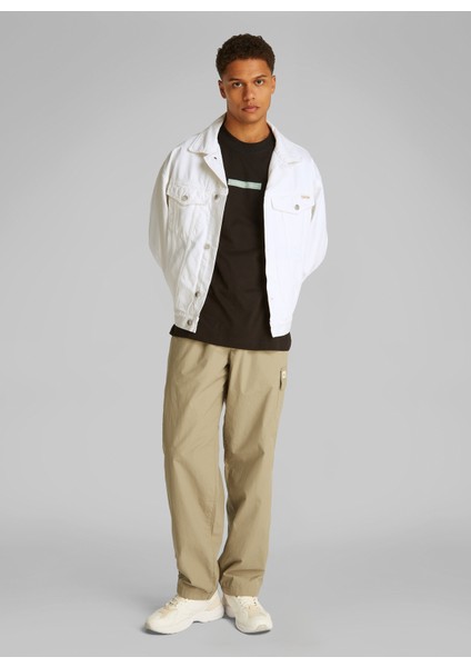 Erkek Denim Ceket J30J3275861AA Relaxed Denım Jacket
