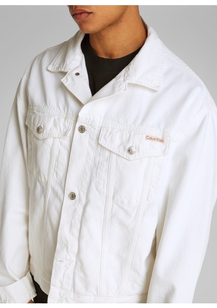 Erkek Denim Ceket J30J3275861AA Relaxed Denım Jacket