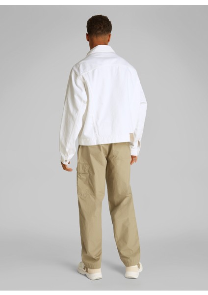Erkek Denim Ceket J30J3275861AA Relaxed Denım Jacket