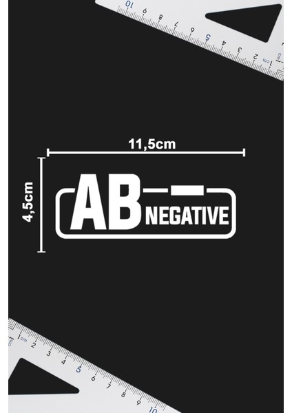 Ab- Negatif Kan Grubu Sticker - Oto Sticker - Araba Sticker - Motor Sticker - Cam Sticker fiyatları