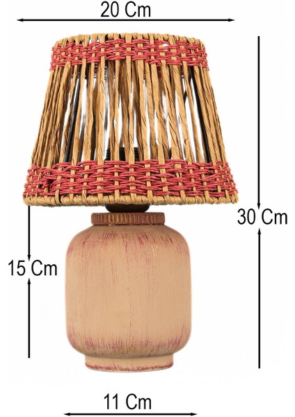Ravenna Handmade Dekoratif Seramik Abajur fiyatları