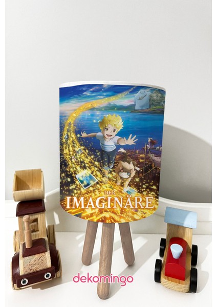 Imagırane Desenli Bebek ve Çoduk Odası Abajur