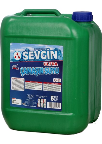 Ultra Çamaşır Suyu Sevgin 5 kg