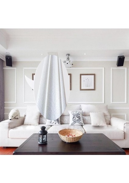 Yapışkanlı Duvar Çıtası Süpürgelik Çerçeve Kırık Beyaz 8CM-110CM fiyatları