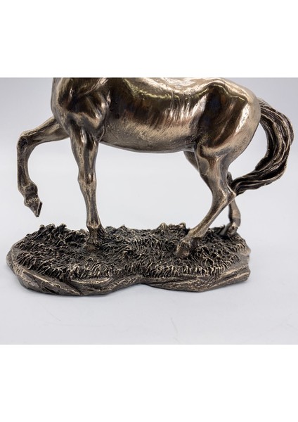 Veronese Ayakta At Figürü, Bronz El Boyaması, Dekoratif Heykel 15,5 x 6 x 15,5 cm indirimleri