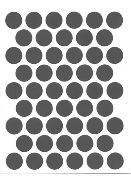 Yapışkanlı Vida Tapası Kapama 14 mm ( Antrasit )