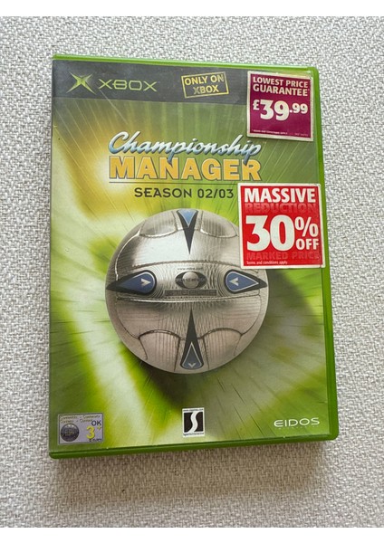 Xbox Championship Manager Season 02/03 Oyun