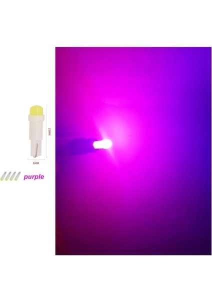(4xadet) 1 Set Bottomless Bulb Mını 12V T5 ( Mini Dipsiz Ampul )