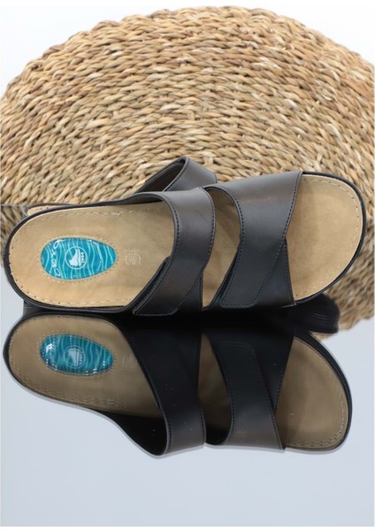 Konfores 1171-9946 Tam Anatomik Bayan Terlik - NKT01171-SIYAH-40 fırsatları