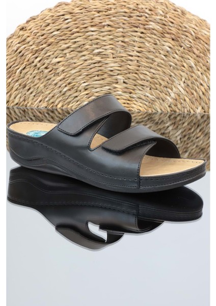 Konfores 1171-9946 Tam Anatomik Bayan Terlik - NKT01171-SIYAH-40 indirimleri