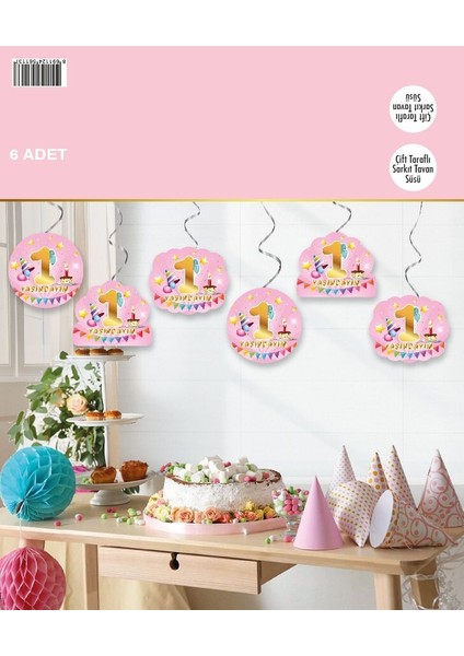 6’lı Sarkıt 1 Yaş Pembe