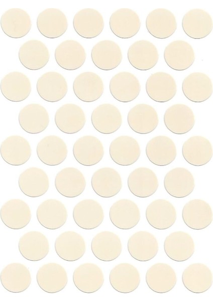 Yapışkanlı Vida Tapası Kapama 14 mm ( Parlak Krem )