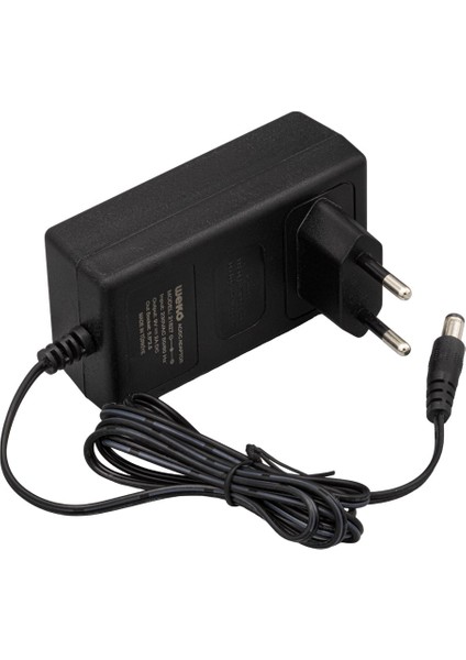 9 Volt - 2 Amper 5.5*2.5 Uçlu Yerli Üretim Plastik Kasa Priz Tipi Kutusuz Adaptör (5024)