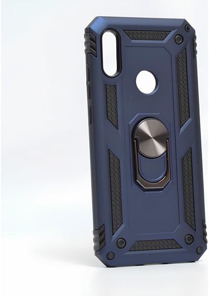 Huawei Honor 8A Kılıf Yüzüklü Stand Olabilen Magnetic Tpu Tank Kapak