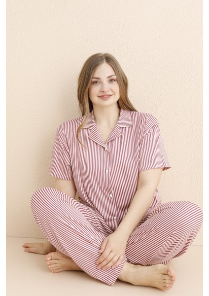 50501-882 Kadın Büyük Beden Pijama Takımı