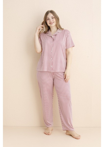 50501-882 Kadın Büyük Beden Pijama Takımı modelleri