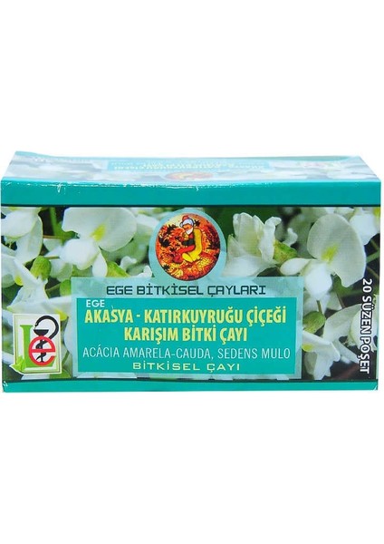 Akasya Katırkuyruğu Çiçeği Karışım Bitki Çayı 20 Süzen Poşet