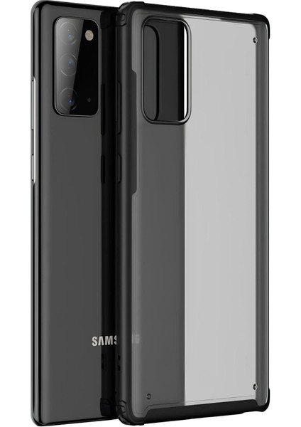 Samsung Galaxy Note 20 Kılıf Extra Korumalı Arkası Şeffaf Slikon Kapak