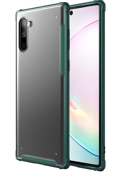 Samsung Galaxy Note 10 Kılıf Extra Korumalı Arkası Şeffaf Slikon Kapak