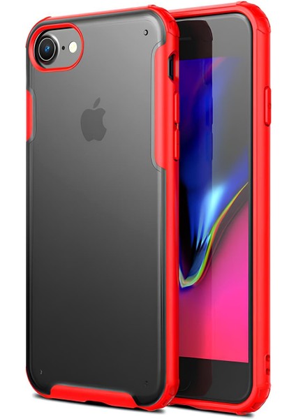 Apple iPhone Se 2022 Kılıf Extra Korumalı Arkası Şeffaf Slikon Kapak