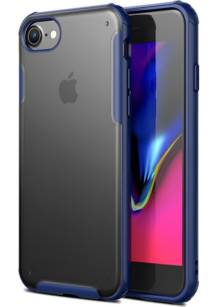 Apple iPhone Se 2020 Kılıf Extra Korumalı Arkası Şeffaf Slikon Kapak