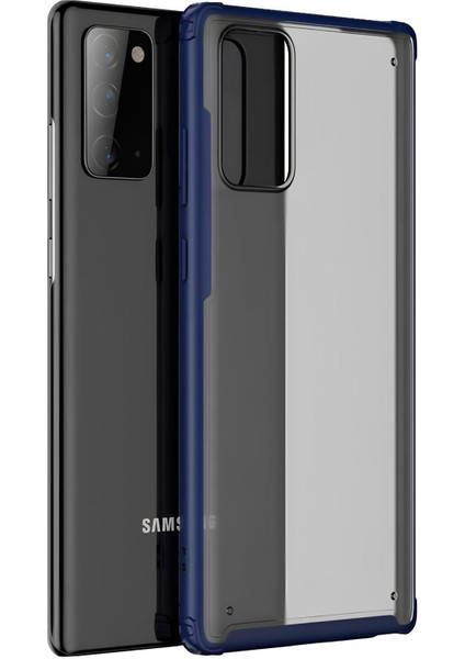 Samsung Galaxy Note 20 Kılıf Extra Korumalı Arkası Şeffaf Slikon Kapak