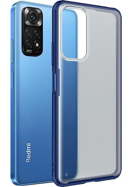 Xiaomi Redmi Note 11S Kılıf Extra Korumalı Arkası Şeffaf Slikon Kapak