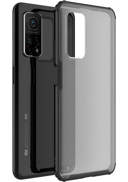 Xiaomi Mi 10T Pro Kılıf Extra Korumalı Arkası Şeffaf Slikon Kapak